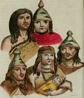 An illustration from Il costume antico e moderno, o, storia del governo, della milizia, della religione, delle arti, scienze ed usanze di tutti i popoli antichi e moderni, provata coi monumenti dell'antichità e rappresentata cogli analoghi disegni dal dottor Giulio Ferrario : America (1826)