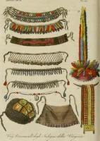 An illustration from Il costume antico e moderno, o, storia del governo, della milizia, della religione, delle arti, scienze ed usanze di tutti i popoli antichi e moderni, provata coi monumenti dell'antichità e rappresentata cogli analoghi disegni dal dottor Giulio Ferrario : America (1826)