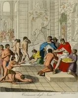 Picture 19 of 92 from Il costume antico e moderno, o, storia del governo, della milizia, della religione, delle arti, scienze ed usanze di tutti i popoli antichi e moderni, provata coi monumenti dell'antichità e rappresentata cogli analoghi disegni dal dottor Giulio Ferrario : America (1826), leaf 170