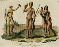 Picture 64 of 92 from Il costume antico e moderno, o, storia del governo, della milizia, della religione, delle arti, scienze ed usanze di tutti i popoli antichi e moderni, provata coi monumenti dell'antichità e rappresentata cogli analoghi disegni dal dottor Giulio Ferrario : America (1826), leaf 578