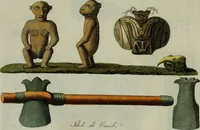 An illustration from Il costume antico e moderno, o, storia del governo, della milizia, della religione, delle arti, scienze ed usanze di tutti i popoli antichi e moderni, provata coi monumenti dell'antichità e rappresentata cogli analoghi disegni dal dottor Giulio Ferrario : America (1826)