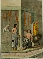 An illustration from Il costume antico e moderno, o, storia del governo, della milizia, della religione, delle arti, scienze ed usanze di tutti i popoli antichi e moderni, provata coi monumenti dell'antichità e rappresentata cogli analoghi disegni dal dottor Giulio Ferrario : America (1826)