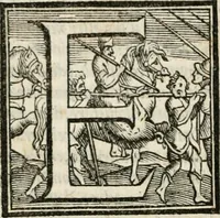 An illustration from Il Decameron di Messer G. Boccacci cittadino fiorentino (1573)