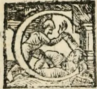 An illustration from Il Decameron di Messer G. Boccacci cittadino fiorentino (1573)