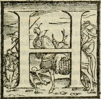 An illustration from Il Decameron di Messer G. Boccacci cittadino fiorentino (1573)