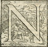 An illustration from Il Decameron di Messer G. Boccacci cittadino fiorentino (1573)