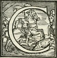 An illustration from Il Decameron di Messer G. Boccacci cittadino fiorentino (1573)