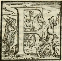 An illustration from Il Decameron di Messer G. Boccacci cittadino fiorentino (1573)