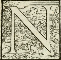 An illustration from Il Decameron di Messer G. Boccacci cittadino fiorentino (1573)
