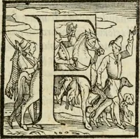An illustration from Il Decameron di Messer G. Boccacci cittadino fiorentino (1573)