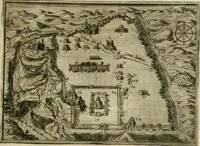An illustration from Il devotissimo viaggio di Gervsalemme (1587)