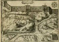 An illustration from Il devotissimo viaggio di Gervsalemme (1587)