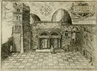 An illustration from Il devotissimo viaggio di Gervsalemme (1587)