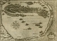An illustration from Il devotissimo viaggio di Gervsalemme (1587)
