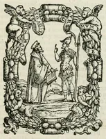 An illustration from Il famoso convito : cosi delle giostre come del banchetto, che lo illustrissimo & eccel. s. duca di Piacenza, & di Parma, ha fatto della mag. città di Piacenza nello anno M.D.LXI (1561)