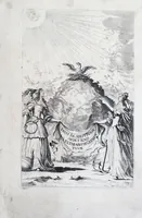 An illustration from Il fvoco eterno cvstodito dalle vestali : drama musicale per la felicissima nascita della sereniss. archidvchessa Anna Maria, figlia delle S.S. C.C. R.R. MM. dell' imperatore Leopoldo, e della imperatrice Clavdia Felice : et all medesime M.M. consacrato (1674)