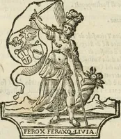 An illustration from Il fvoco trionfante : racconto della traslatione della miracolo.a imagine detta la Madõna del fvoco, protettrice della città di Forli, solenizzata da essa città sotto li xx. di ottobre M.D.C.XXXVI (1637)