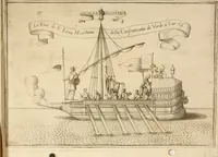 An illustration from Il fvoco trionfante : racconto della traslatione della miracolo.a imagine detta la Madõna del fvoco, protettrice della città di Forli, solenizzata da essa città sotto li xx. di ottobre M.D.C.XXXVI (1637)