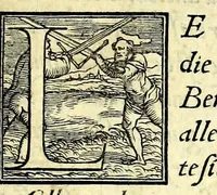 An illustration from Il geloso : comedia (1544)