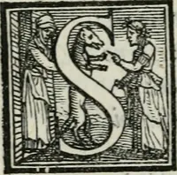 An illustration from Il geloso comedia del S. Hercole Bentivoglio (1544)