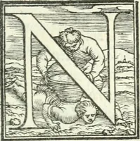 An illustration from Il geloso comedia del S. Hercole Bentivoglio (1544)