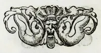 An illustration from Il giglio irrigato dalle lagrime : orazione detta da Pomponio Becchetti, rettore del Collegio Ancarano, e varie poesie recitate nell' Accademia funebre auutasi nel medesimo Collegio per la morte del sereniss. principe Pietro Farnese (1677)