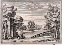 An illustration from Il Greco in Troia, festa teatrale rappresentata in Firenze per le nozze de' serenissimi sposi Ferdinando terzo principe di Toscana, e Violante Beatrice principessa di Baviera (1688)