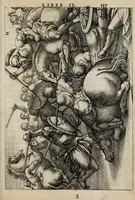 An illustration from I. LipsI Satvrnalivm sermonvm libri dvo, qui De gladiatoribus (1585)