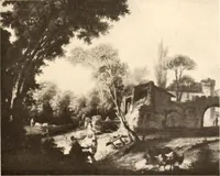 Picture 65 of 97 from Illustrated catalogue of the eigth [sic] series of 100 paintings by old masters of the Dutch, Flemish, Italian, French, and English schools : being a portion of the Sedelmeyer Gallery which contains about 1500 original pictures by ancient and modern artists (1902), leaf 100