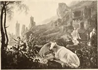 An illustration from Illustrated catalogue of the eigth [sic] series of 100 paintings by old masters of the Dutch, Flemish, Italian, French, and English schools : being a portion of the Sedelmeyer Gallery which contains about 1500 original pictures by ancient and modern artists (1902)