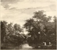 Picture 38 of 97 from Illustrated catalogue of the eigth [sic] series of 100 paintings by old masters of the Dutch, Flemish, Italian, French, and English schools : being a portion of the Sedelmeyer Gallery which contains about 1500 original pictures by ancient and modern artists (1902), leaf 64