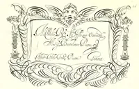 An illustration from Il libro primo di cancellaresche, corsiue, mercantile et diuerse maniere di lettere bastarde (1620)