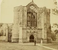 An illustration from Ruined abbeys and castles of Great Britain (1862)