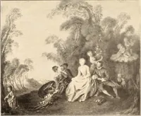 An illustration from Illustrated catalogue of the tenth series of 100 paintings by old masters of the Dutch, Flemish, Italian, French, and English schools, being a portion of the Sedelmeyer gallery which contains about 1500 original pictures by ancient and modern artists (1906)