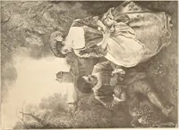 An illustration from Illustrated catalogue of the tenth series of 100 paintings by old masters of the Dutch, Flemish, Italian, French, and English schools, being a portion of the Sedelmeyer gallery which contains about 1500 original pictures by ancient and modern artists (1906)