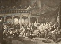 An illustration from Illustrated catalogue of the tenth series of 100 paintings by old masters of the Dutch, Flemish, Italian, French, and English schools, being a portion of the Sedelmeyer gallery which contains about 1500 original pictures by ancient and modern artists (1906)