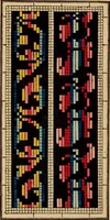 An illustration from The illuminated book of needlework : comprising knitting, netting, crochet, and embroidery (1847)