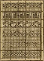 An illustration from The illuminated book of needlework : comprising knitting, netting, crochet, and embroidery (1847)