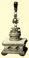 Picture 3 of 18 from Illustrated catalogue of the furniture and embellishments from the Imperial palace, Pekin. Exquisitely wrought gold ornaments from the ceremonial crowns of the former Emperor and Empress of China and numerous other objects of antiquity and distinctive artistic excellence recently : Acquired by the firm of Messrs. Yamanaka & Company (1917), leaf 32