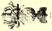 Picture 9 of 18 from Illustrated catalogue of the furniture and embellishments from the Imperial palace, Pekin. Exquisitely wrought gold ornaments from the ceremonial crowns of the former Emperor and Empress of China and numerous other objects of antiquity and distinctive artistic excellence recently : Acquired by the firm of Messrs. Yamanaka & Company (1917), leaf 77