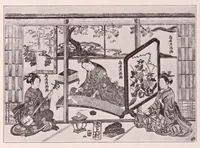 Picture 3 of 18 from Illustated catalogue of Japanese color prints : the famous collection of the late Alexis Rouart of Paris, France, together with a selection from the collection of the Vicomte de Sartiges, and a few prints from another Parisian collection (1922), leaf 38