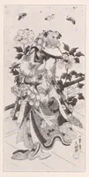 An illustration from Illustated catalogue of Japanese color prints : the famous collection of the late Alexis Rouart of Paris, France, together with a selection from the collection of the Vicomte de Sartiges, and a few prints from another Parisian collection (1922)