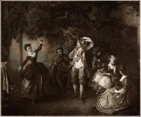 An illustration from Illustrated catalogue of the twelfth series of 100 paintings by old masters of the Dutch, Flemish, Italian, French, and English schools, being a portion of the Sedelmeyer Gallery : containing also a general index of the 1500 pictures described in the 13 catalogues of the Sedelmeyer Gallery published to date (1913)