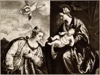 An illustration from Illustrated catalogue of the twelfth series of 100 paintings by old masters of the Dutch, Flemish, Italian, French, and English schools, being a portion of the Sedelmeyer Gallery : containing also a general index of the 1500 pictures described in the 13 catalogues of the Sedelmeyer Gallery published to date (1913)