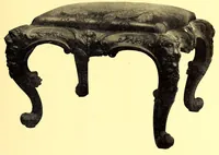 An illustration from Illustrated catalogue of old Chippendale, Sheraton and Hepplewhite furniture of great rarity and beauty : from the collections of Marsden J. Perry and Richard A. Canfield together with some Oriental porcelains and Barye Bronzes from Mr. Canfield's collection (1916)