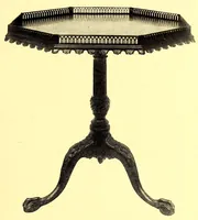 An illustration from Illustrated catalogue of old Chippendale, Sheraton and Hepplewhite furniture of great rarity and beauty : from the collections of Marsden J. Perry and Richard A. Canfield together with some Oriental porcelains and Barye Bronzes from Mr. Canfield's collection (1916)