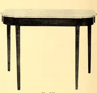 An illustration from Illustrated catalogue of old Chippendale, Sheraton and Hepplewhite furniture of great rarity and beauty : from the collections of Marsden J. Perry and Richard A. Canfield together with some Oriental porcelains and Barye Bronzes from Mr. Canfield's collection (1916)