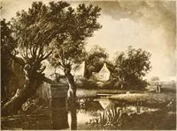 An illustration from Illustrated catalogue of the second hundred of paintings by old masters of the Dutch, Flemish, Italian, French and English schools belonging to the Sedelmeyer Gallery .. (1895)