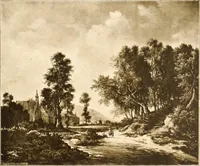 An illustration from Illustrated catalogue of the second hundred of paintings by old masters of the Dutch, Flemish, Italian, French and English schools belonging to the Sedelmeyer Gallery .. (1895)
