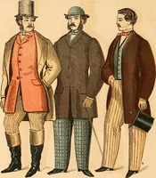 An illustration from Illustrated almanac of fashion. (1863)